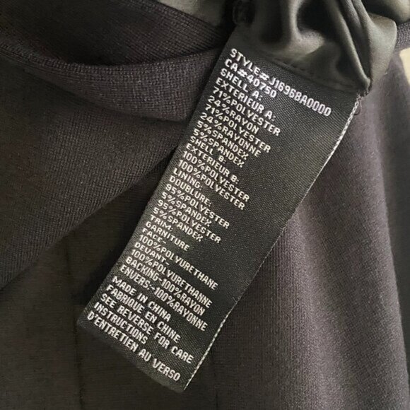 Nene Leakes Black Button Clure Vest With Long Sheer Fabric - Picture 12 of 13